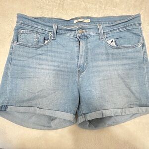 Levi's Women's Light Blue Jean Shorts